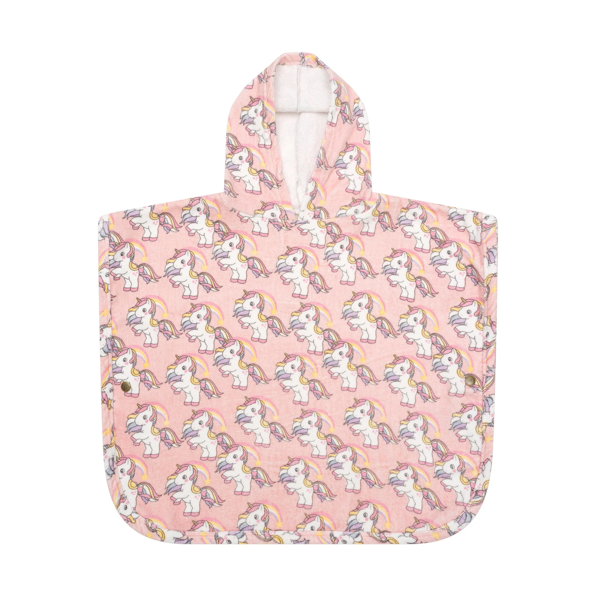 Rainbow Unicorn Swim Poncho - Candy