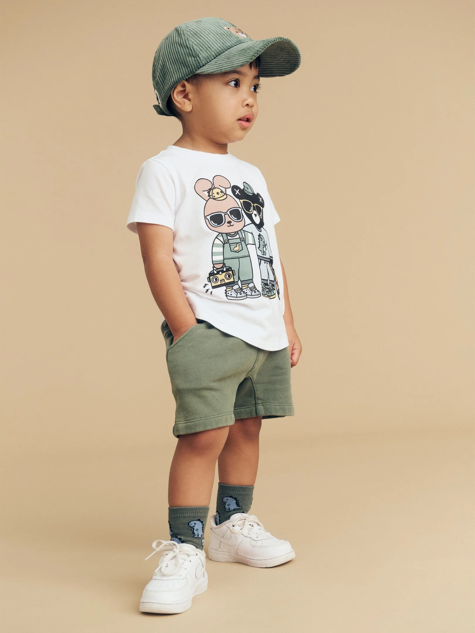 Slouch Short - Washed Green - Image 5