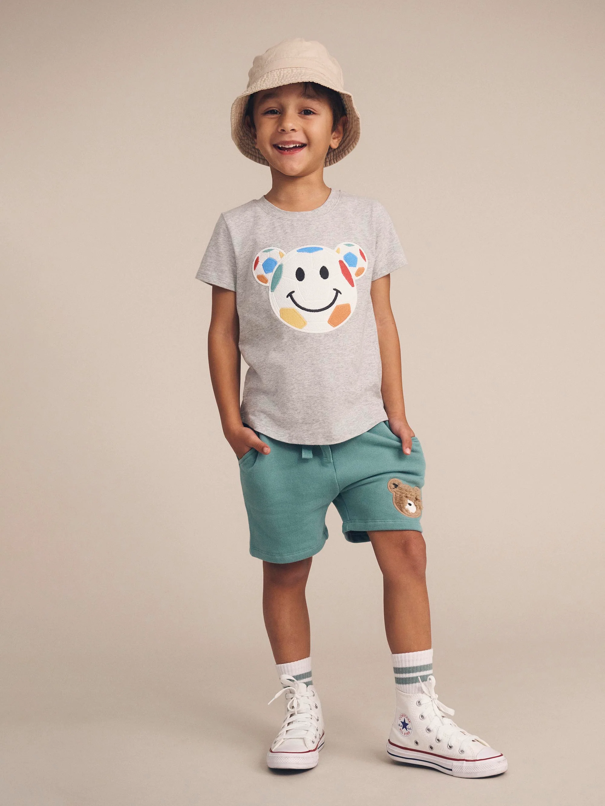 Huxbaby Smiley Soccer T-Shirt - Image 2