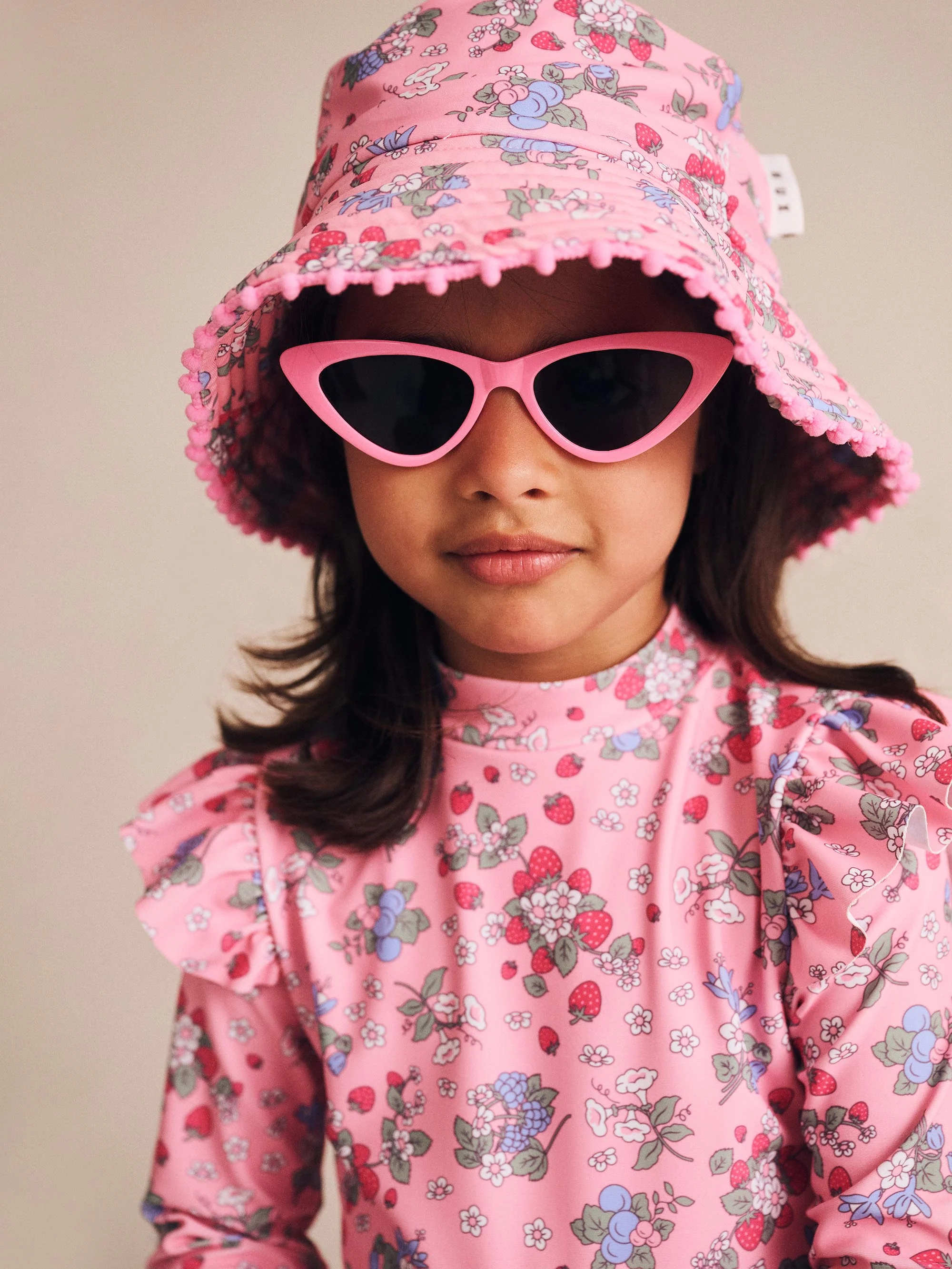 Strawberry Garden Swim Hat - Image 2