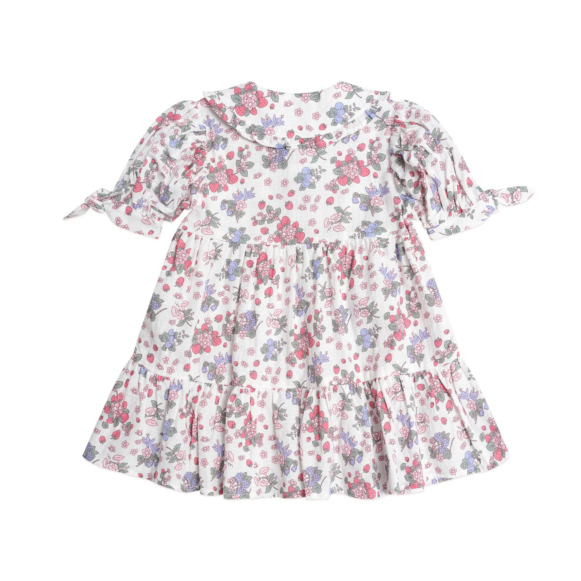 Huxbaby Strawberry Garden Tiered Smock Dress - Image 5