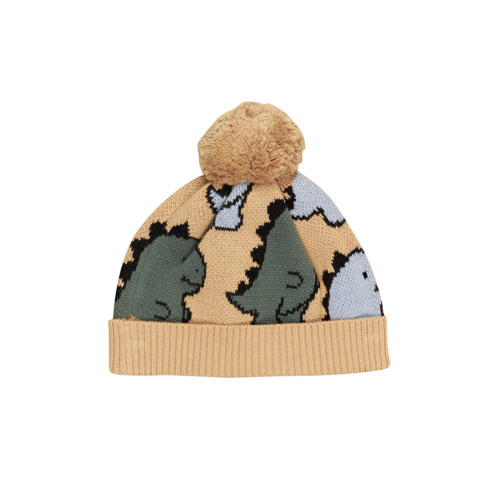 T-Rex Knit Beanie - Pebble - Image 4