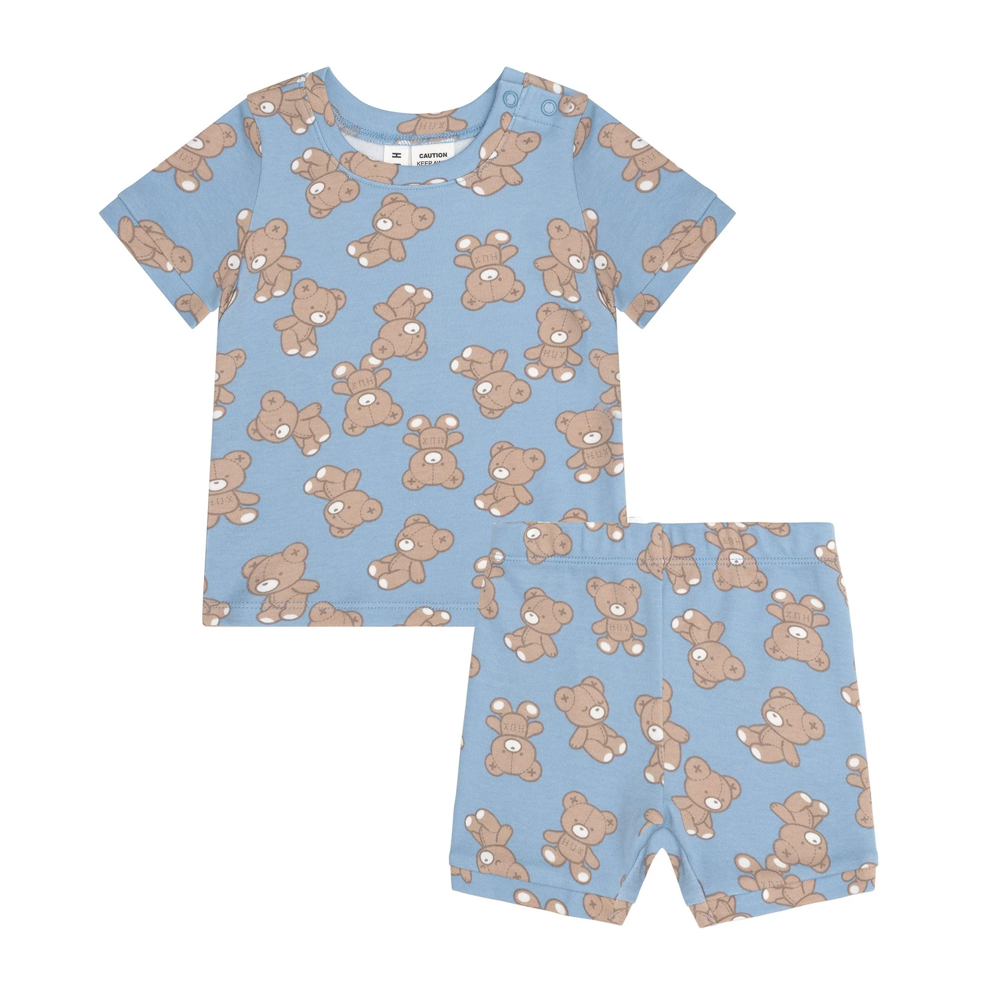 Teddy Hux Pyjamas - Cornflower