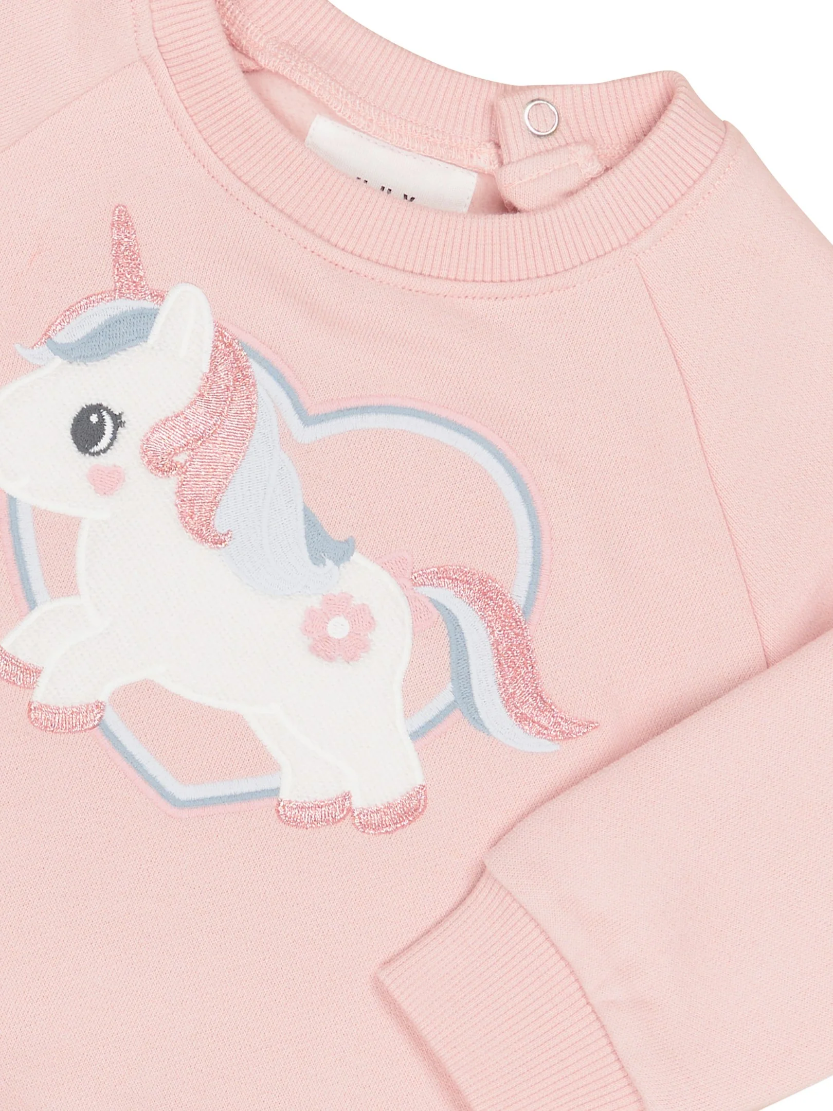 Unicorn Heart Sweatshirt - Pink Pearl - Image 3
