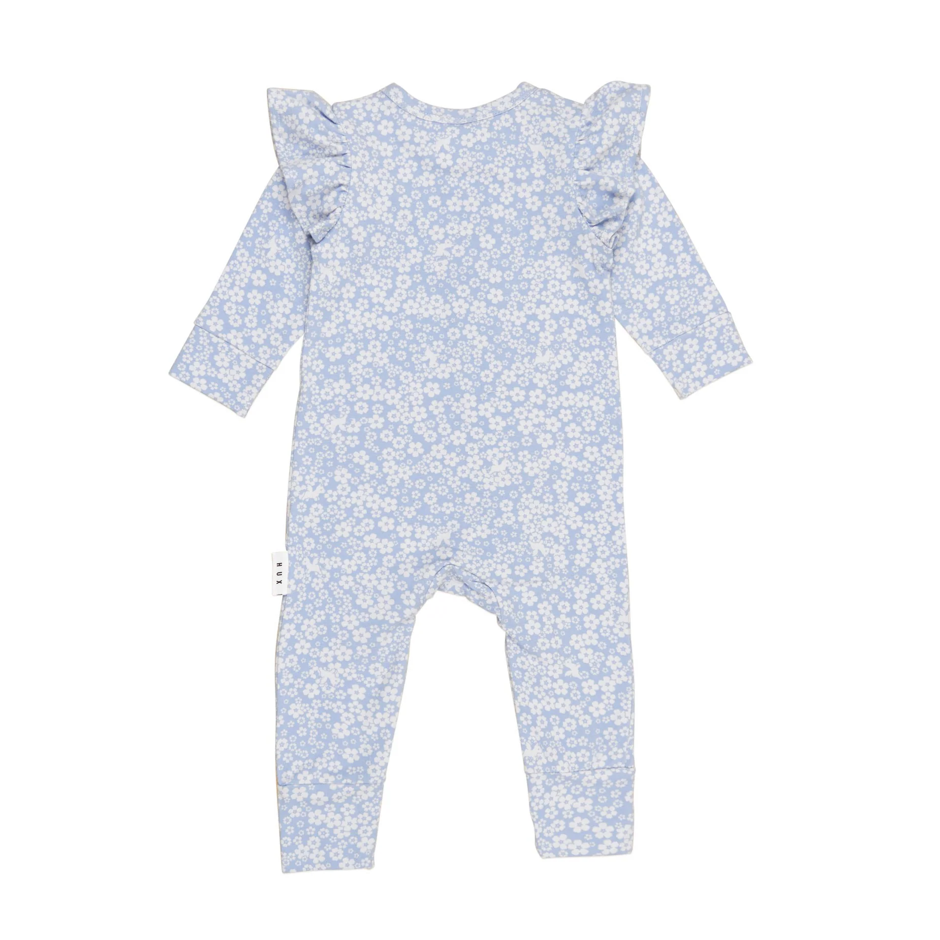 Unicorn Surprise Frill Romper - Dusty Blue - Image 3