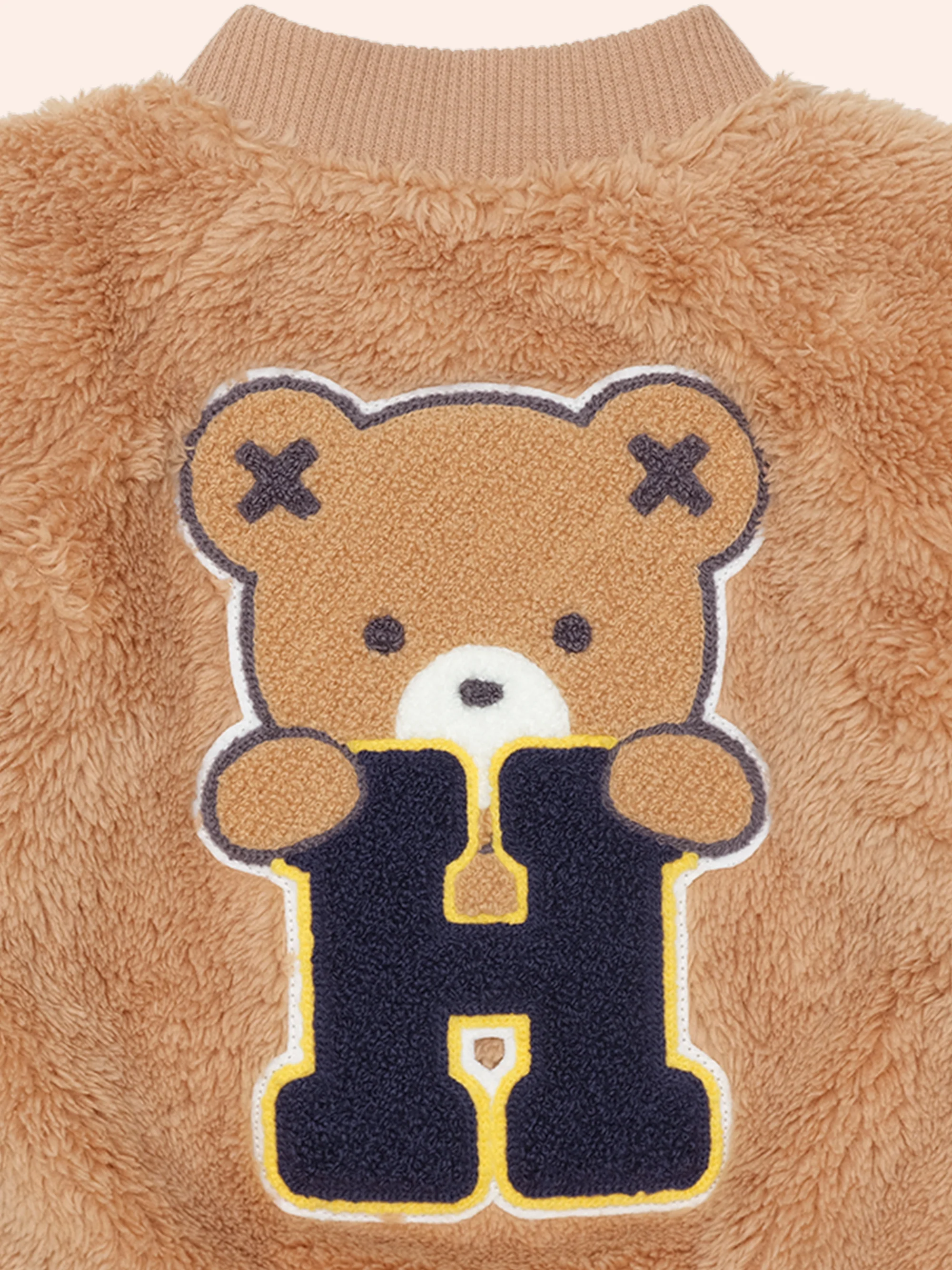 Huxbaby Varsity Hux Furry Jacket - Image 4