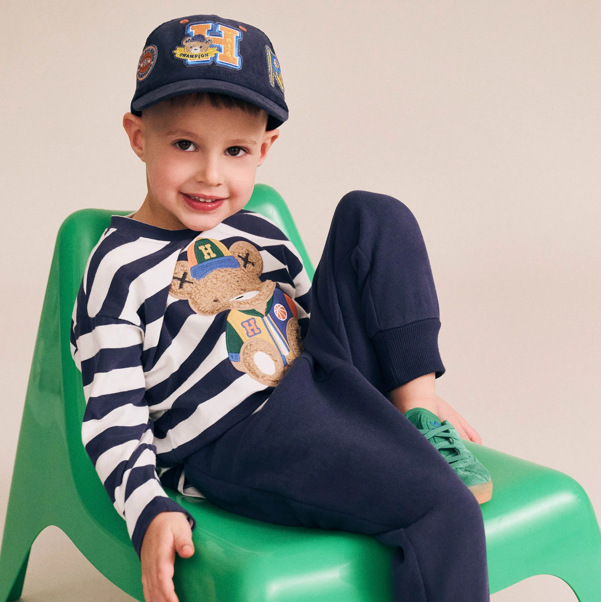Varsity Hux Stripe Top - Image 2