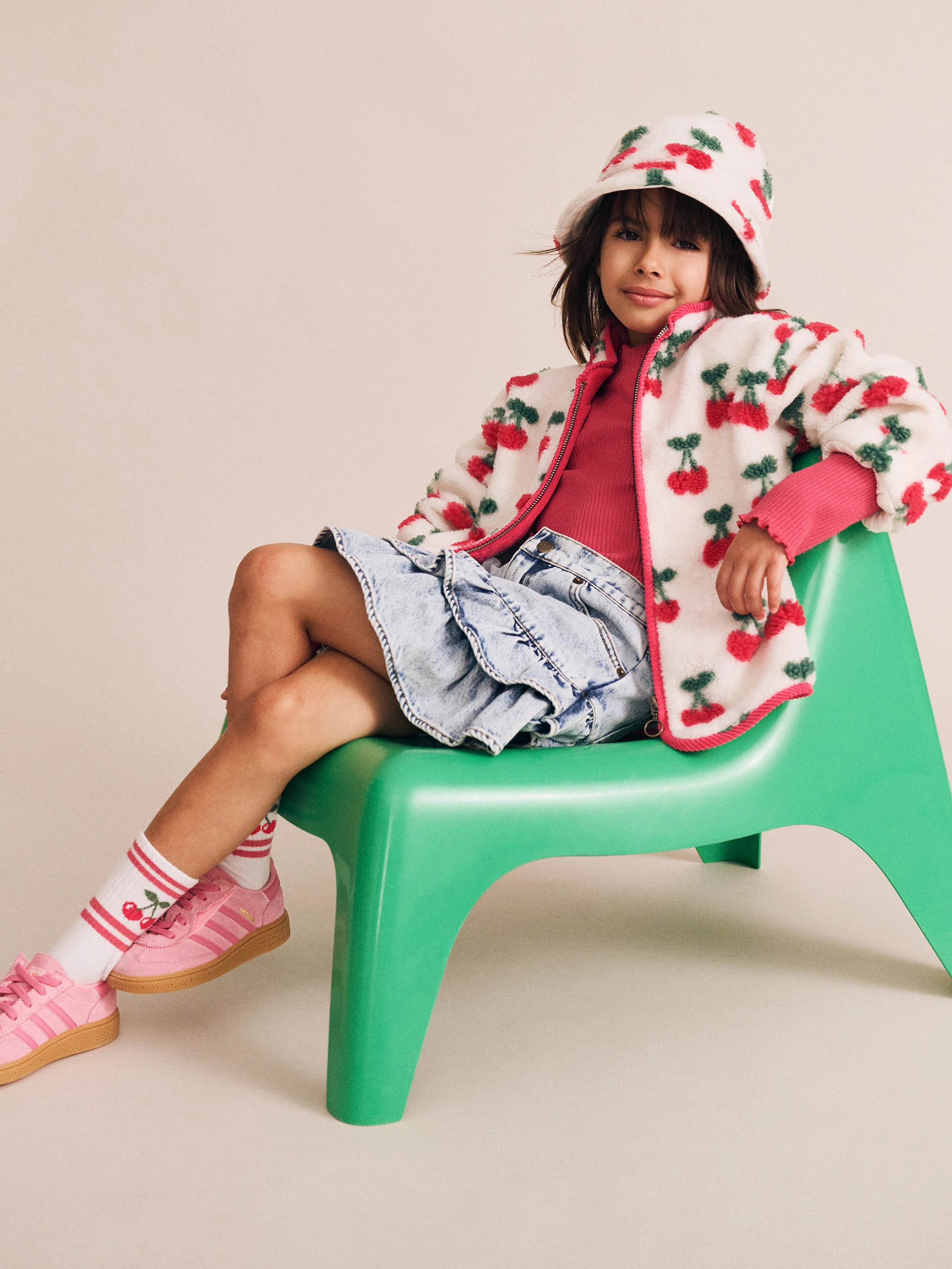 Very Cherry Sherpa Jacket - Image 3