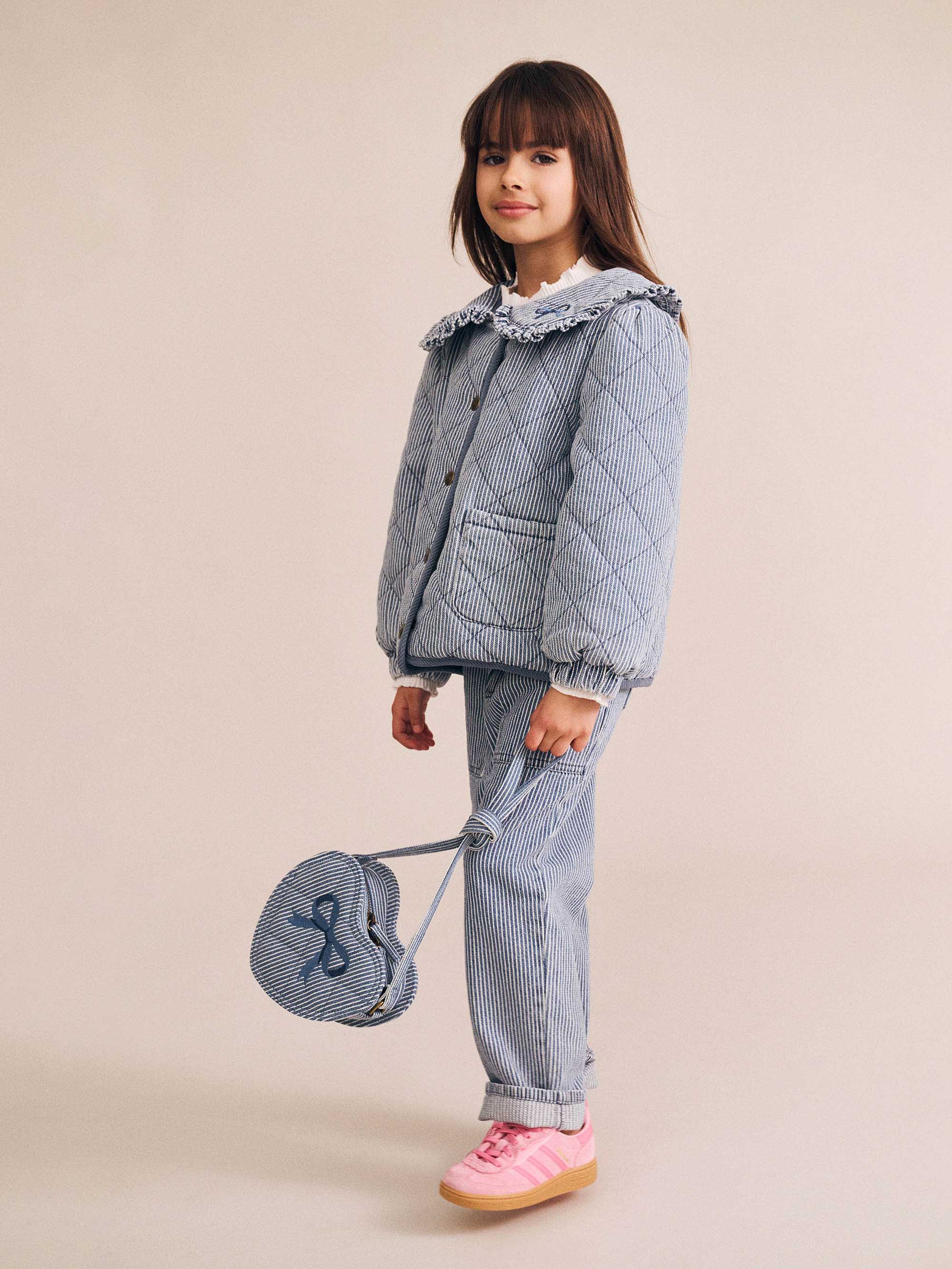 Vintage Bow Paperbag Denim Pant - Image 5