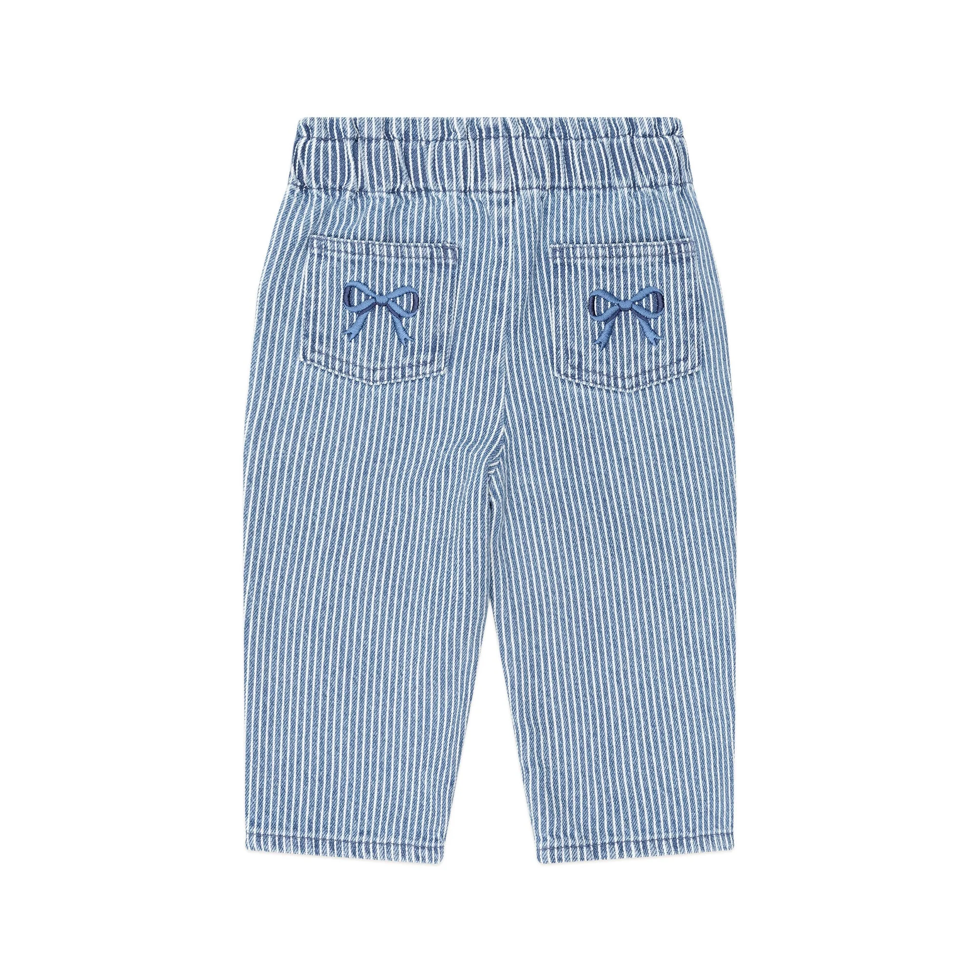 Vintage Bow Paperbag Denim Pant - Image 6