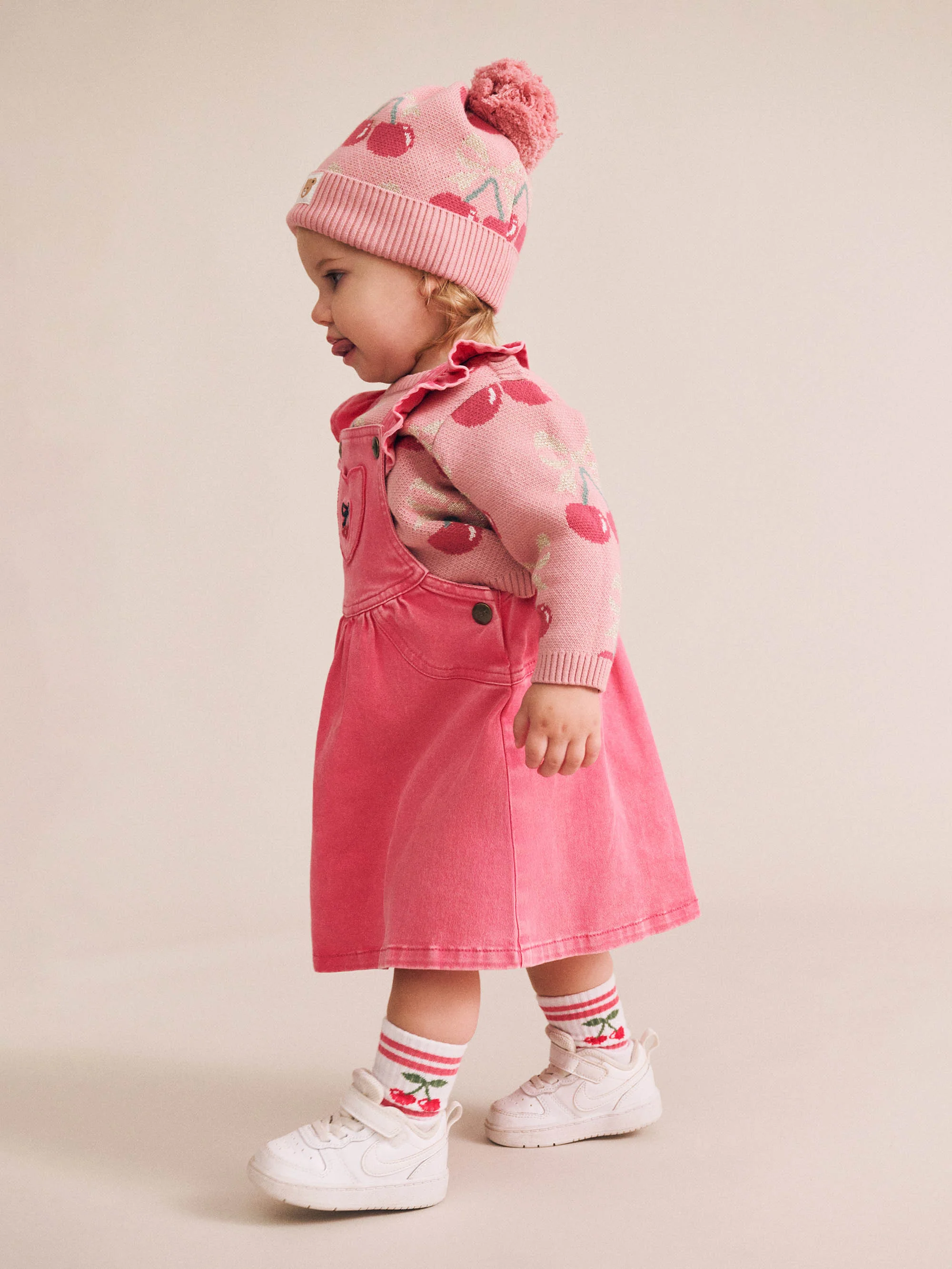 Vintage Cherry Pinafore - Image 4