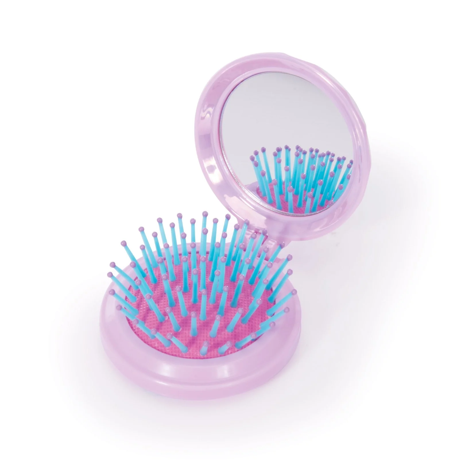 Jewel Compact Hairbrush/Mirror (Assorted) - Image 3