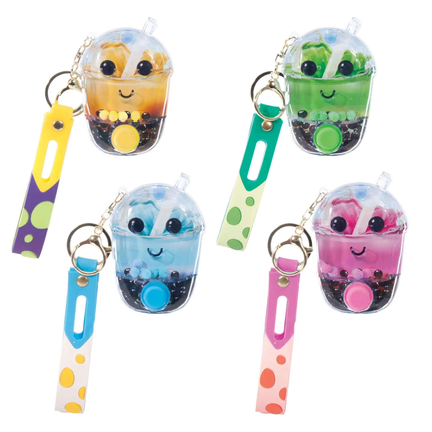Water Filled Games Keychain Bubble Tea - Assorted - Image 6