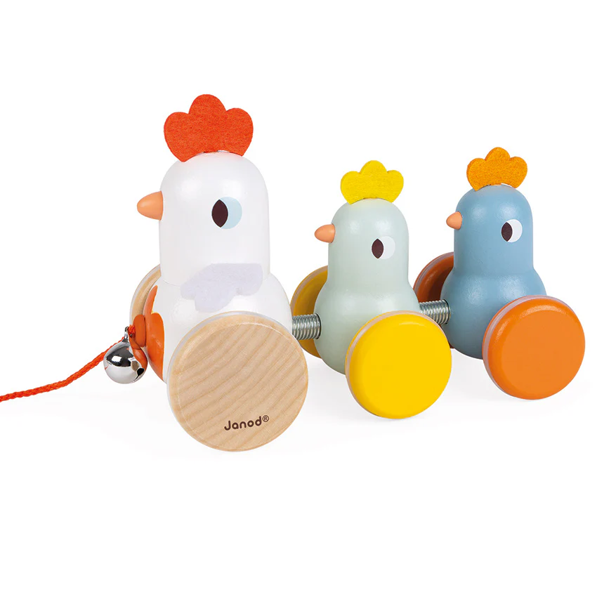 Pull Along Hen Family - Image 3