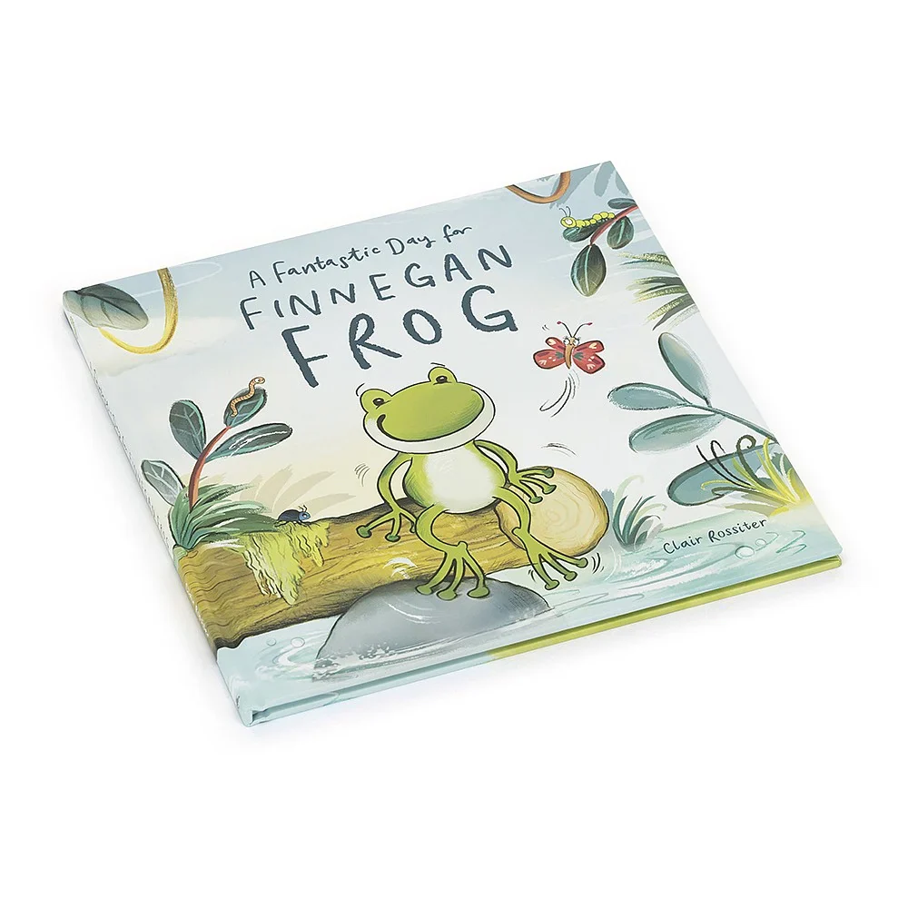 Jellycat A Fantastic Day For Finnegan Frog Book - Image 3