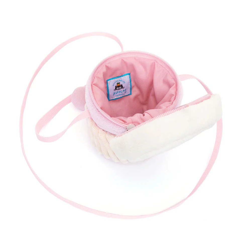 Jellycat Amuseables Bag - Coffee-To-Go Pink - Image 3