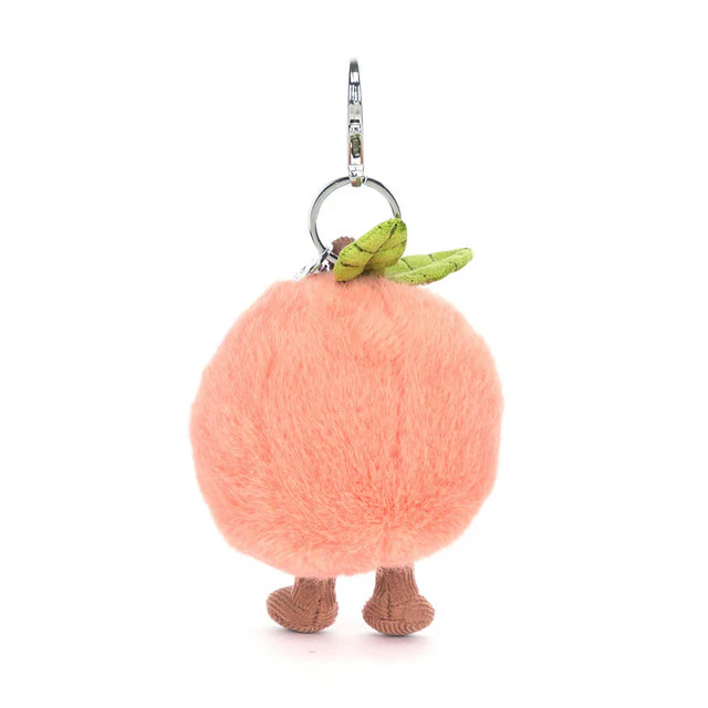 Jellycat Amuseables Peach Bag Charm - Image 4