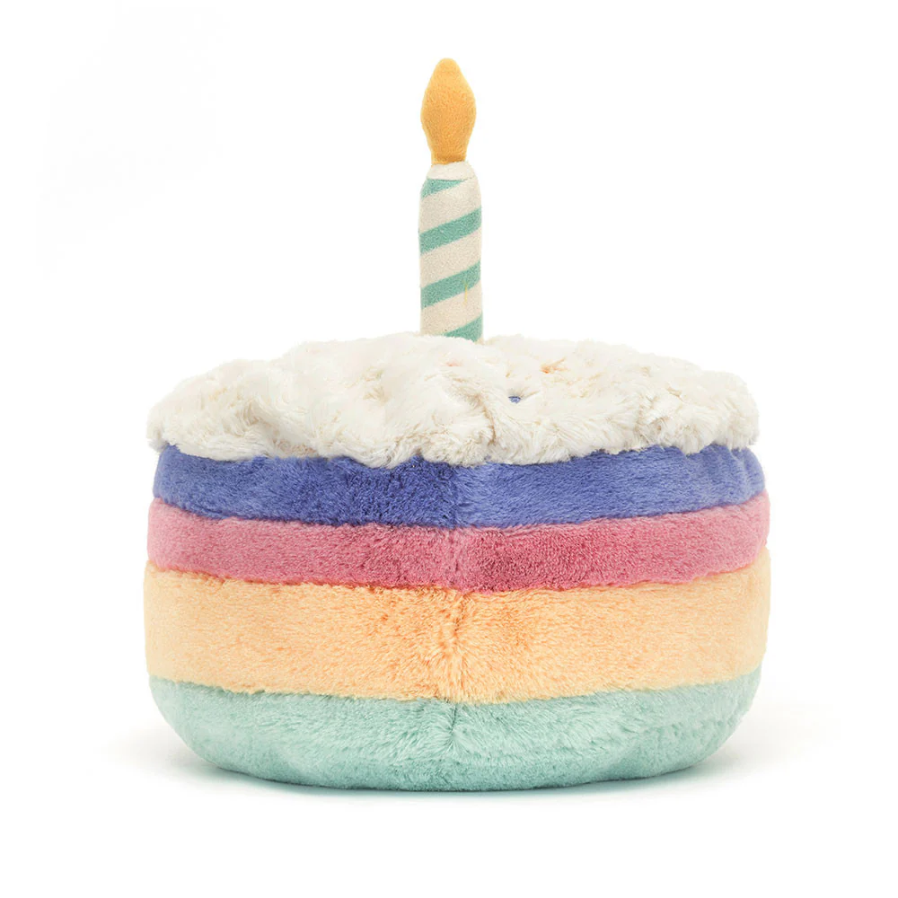 Jellycat Amuseables Rainbow Birthday Cake - Image 3
