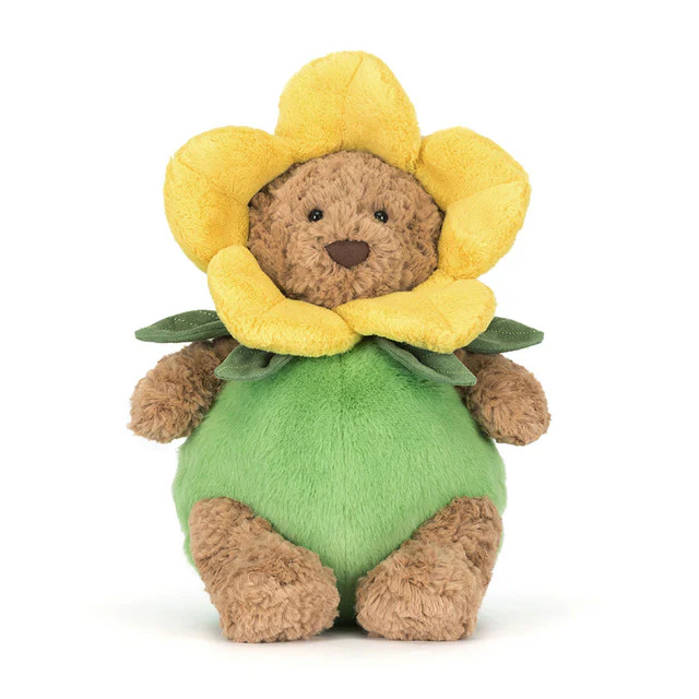 Jellycat Bartholomew Bear Daffodil Outfit - Image 3