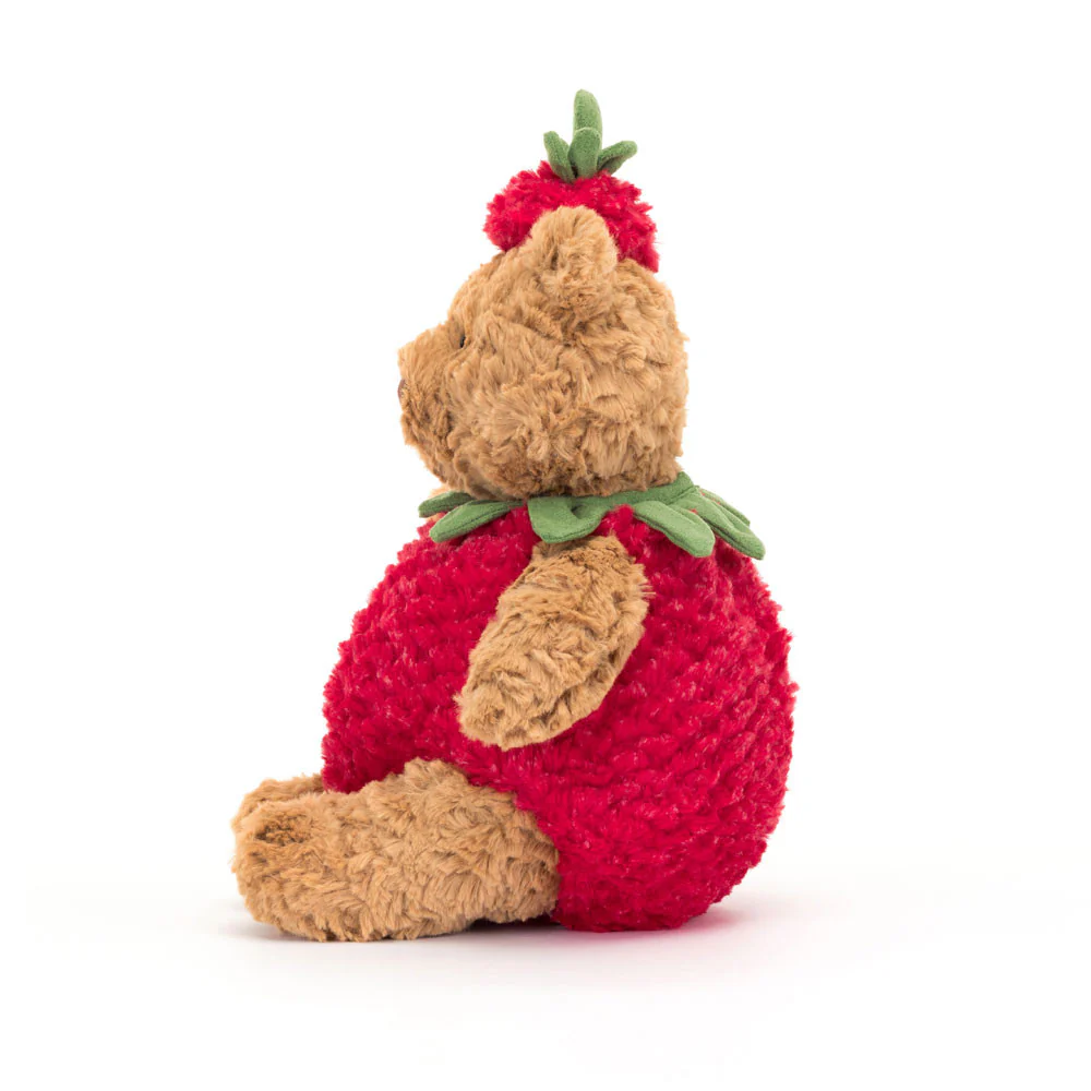 Jellycat Bartholomew Bear Strawberry - Image 2