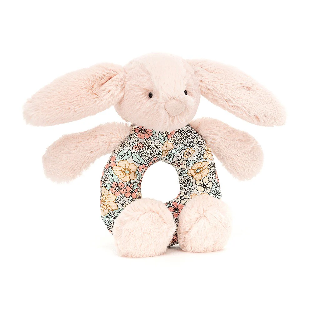 Jellycat Bashful Blossom Bunny Grabber - Blush