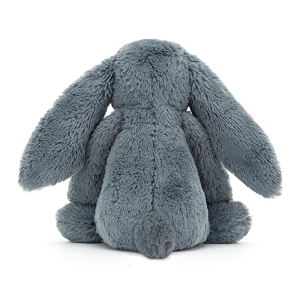 Jellycat Bashful Blossom Bunny Medium - Dusky Blue - Image 3