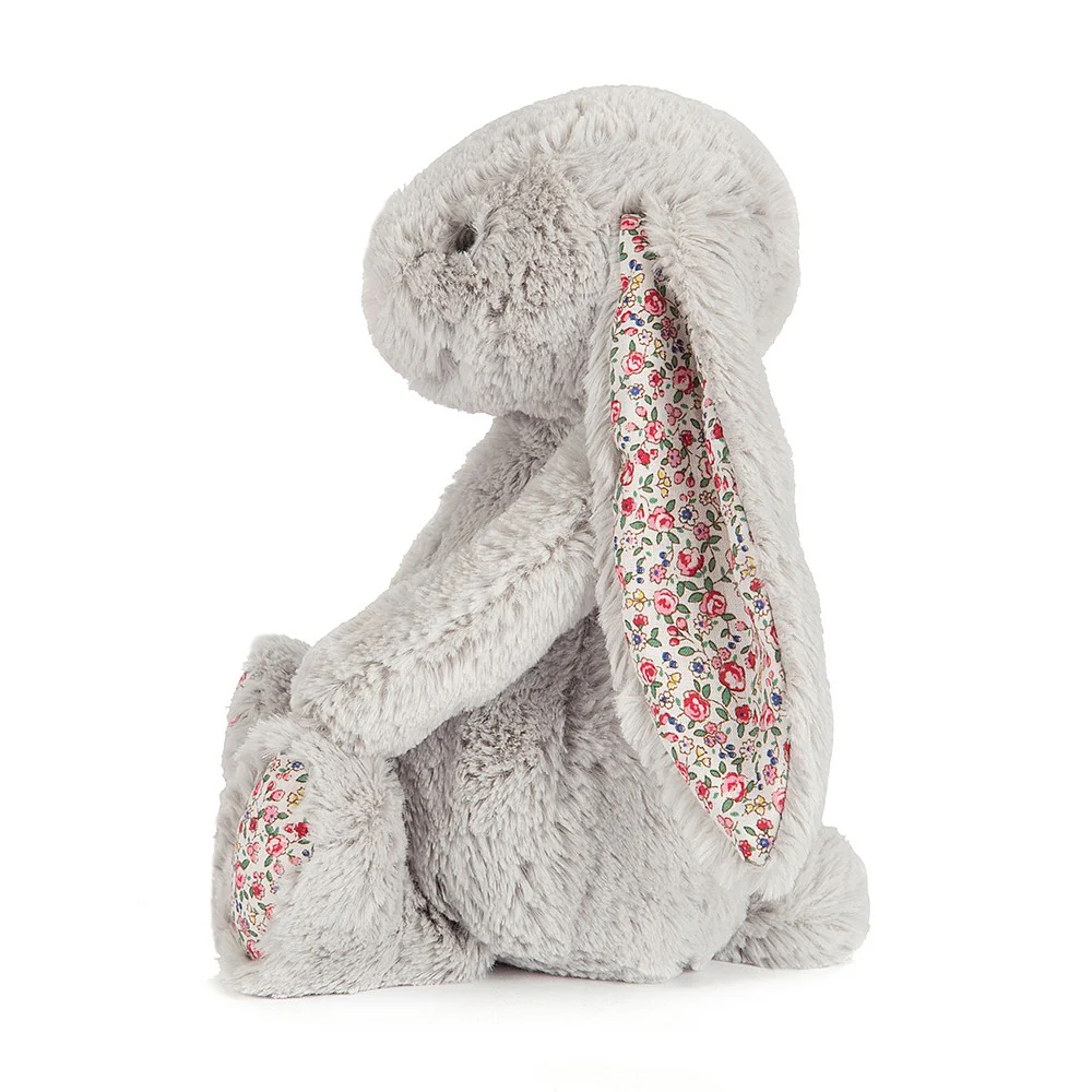 Jellycat Bashful Blossom Bunny Small - Silver - Image 2