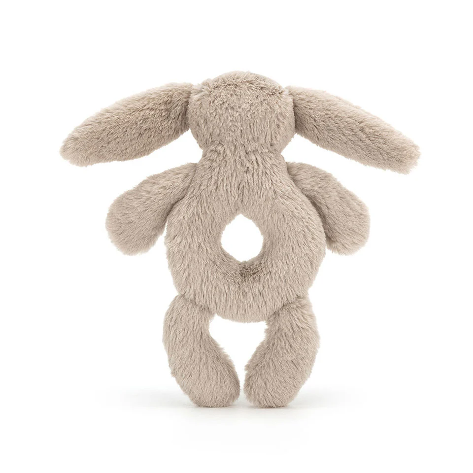 Jellycat Bashful Bunny Ring Rattle - Beige - Image 3