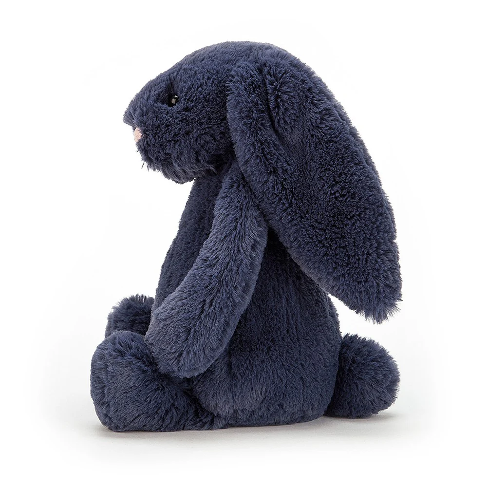 Jellycat Bashful Bunny Small - Navy - Image 2