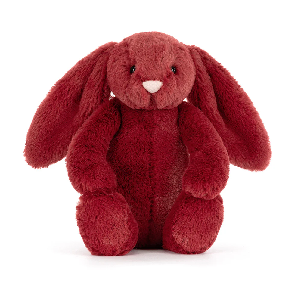 Jellycat Bashful Bunny Small - Redcurrant - Image 2