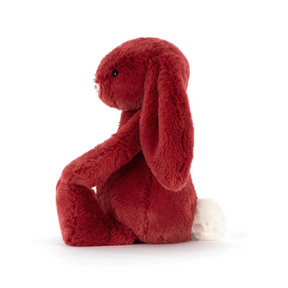 Jellycat Bashful Bunny Small - Redcurrant - Image 3