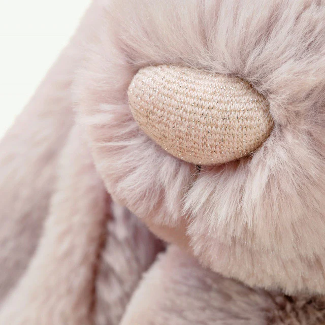 Jellycat Bashful Luxe Bunny Medium - Rosa Original - Image 3