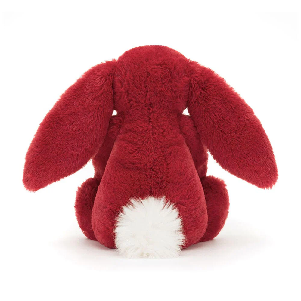 Jellycat Bashful Luxe Bunny Scarlett Original - Image 3