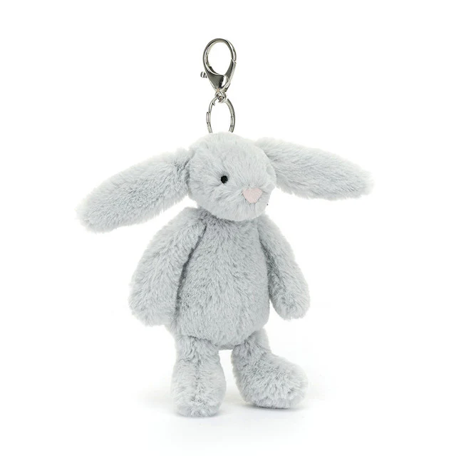 Jellycat Bashful Silver Bunny Bag Charm - Image 2