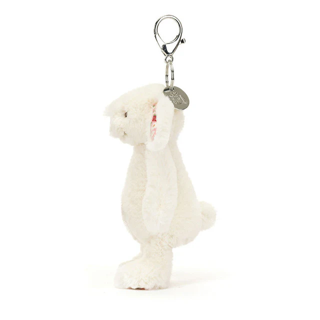 Jellycat Blossom Cream Bunny 'Berry' Bag Charm - Image 3
