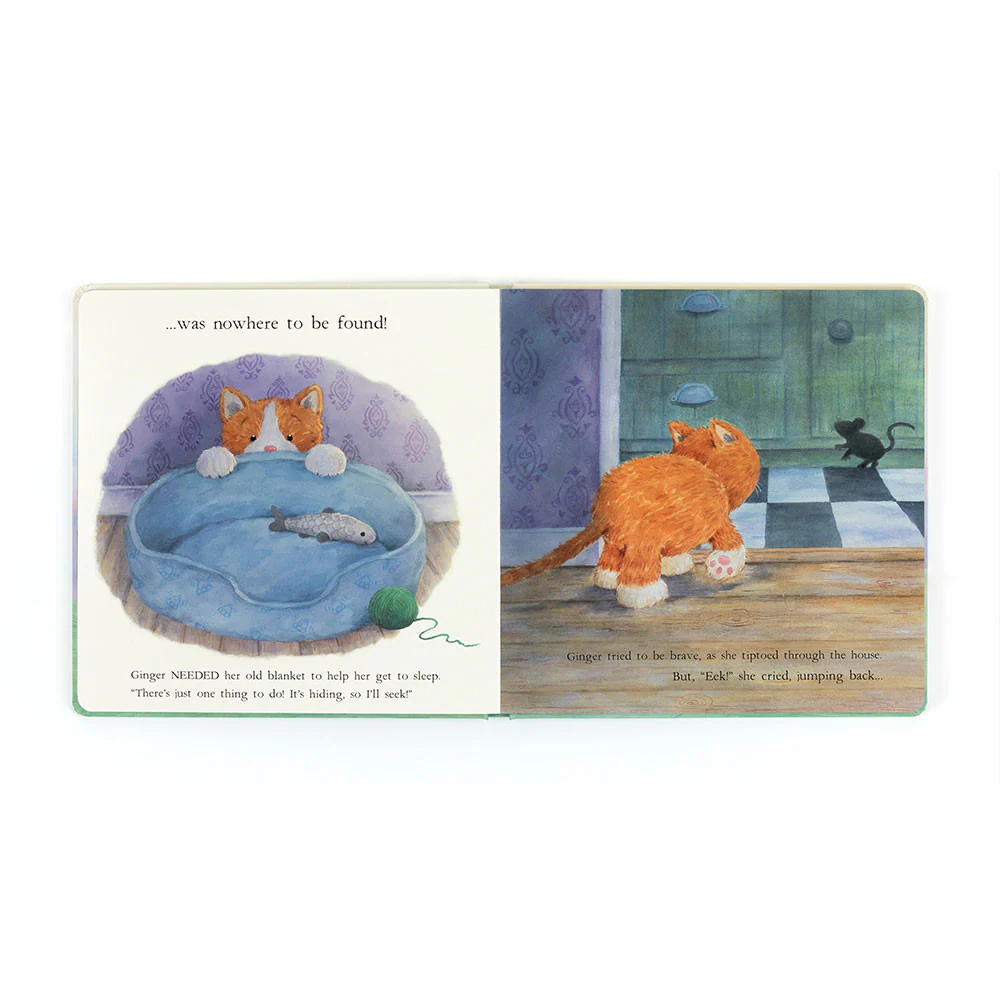Jellycat Ginger, the Courageous Kitten Book - Image 3