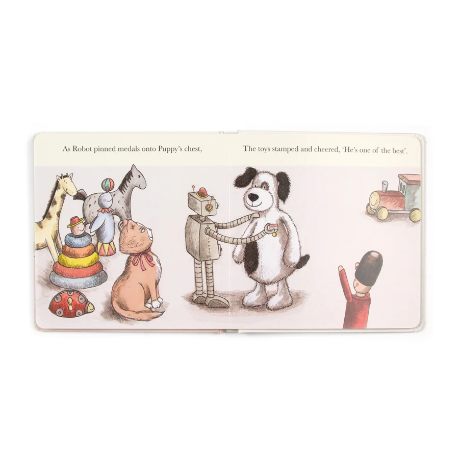 Jellycat Hardcover Scruffy Puppy Board Book - Image 4