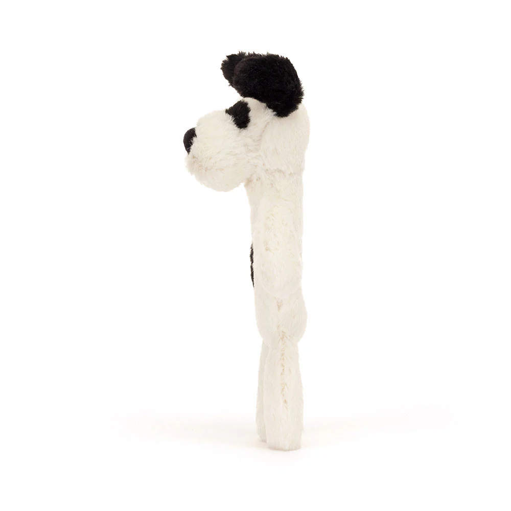 Jellycat Ring Rattle - Black and Cream Puppy - Image 2