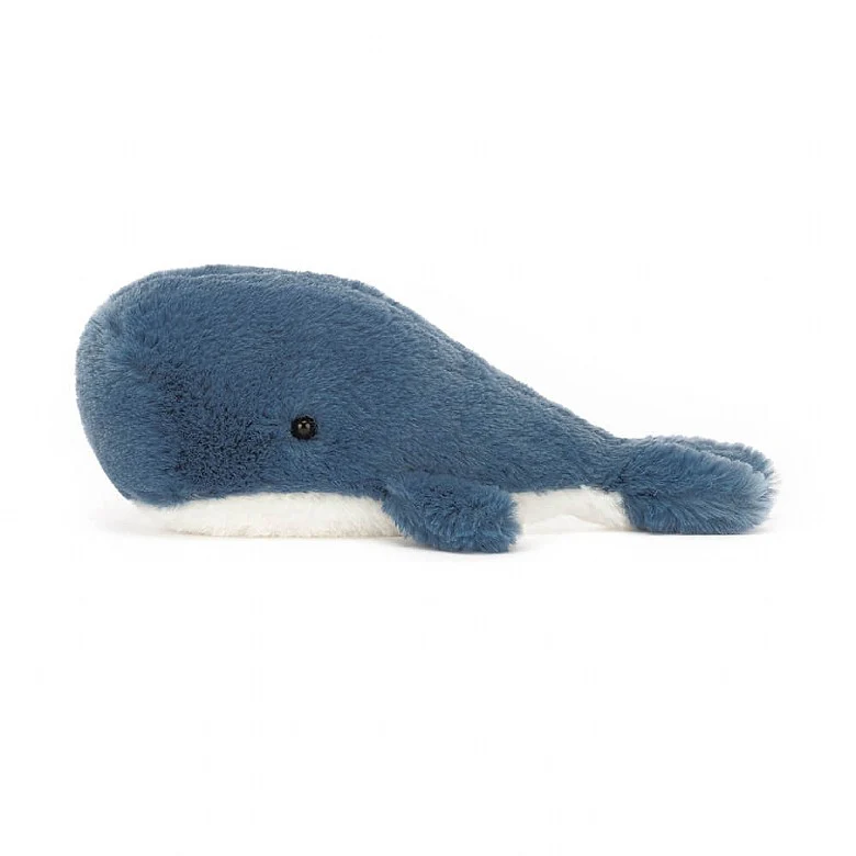Jellycat Wavelly Whale - Blue - Image 2