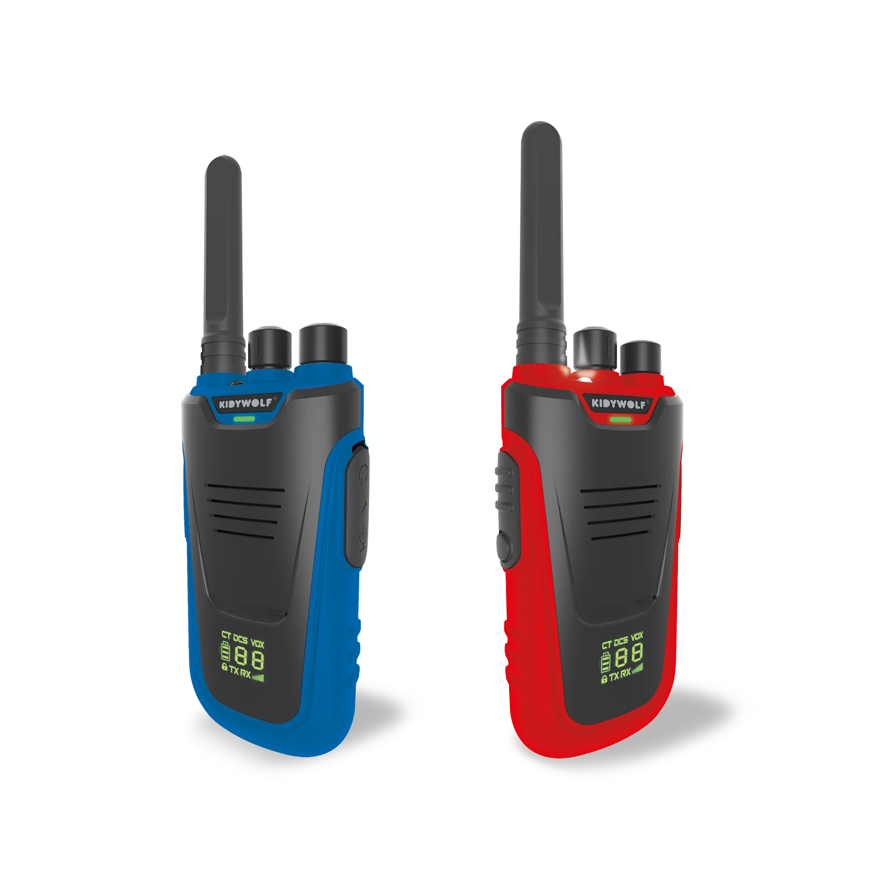 Kidytalk - Long Range Walkie-Talkie - Blue/Red