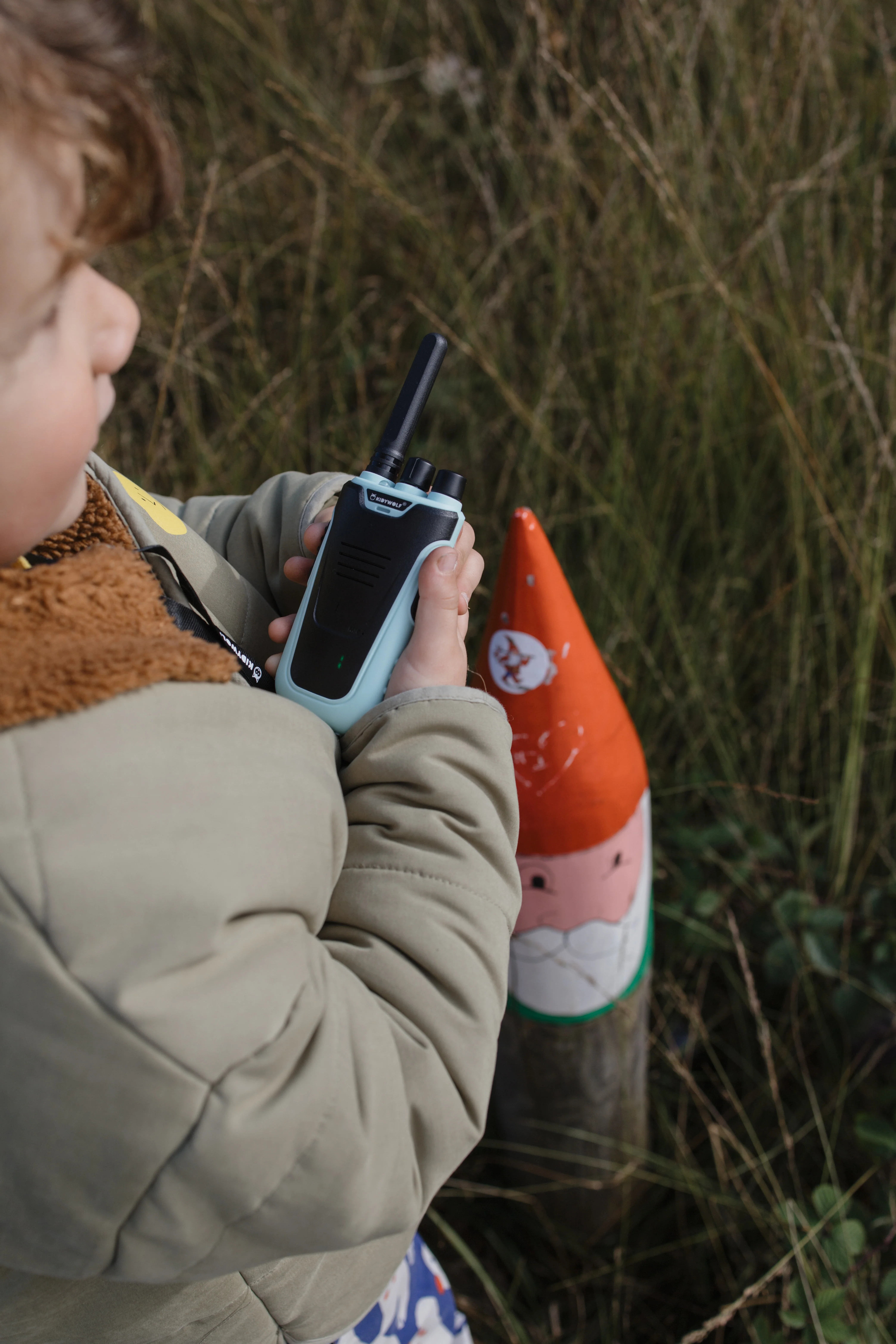 Kidytalk - Long Range Walkie-Talkie - Natural/Cyan - Image 4