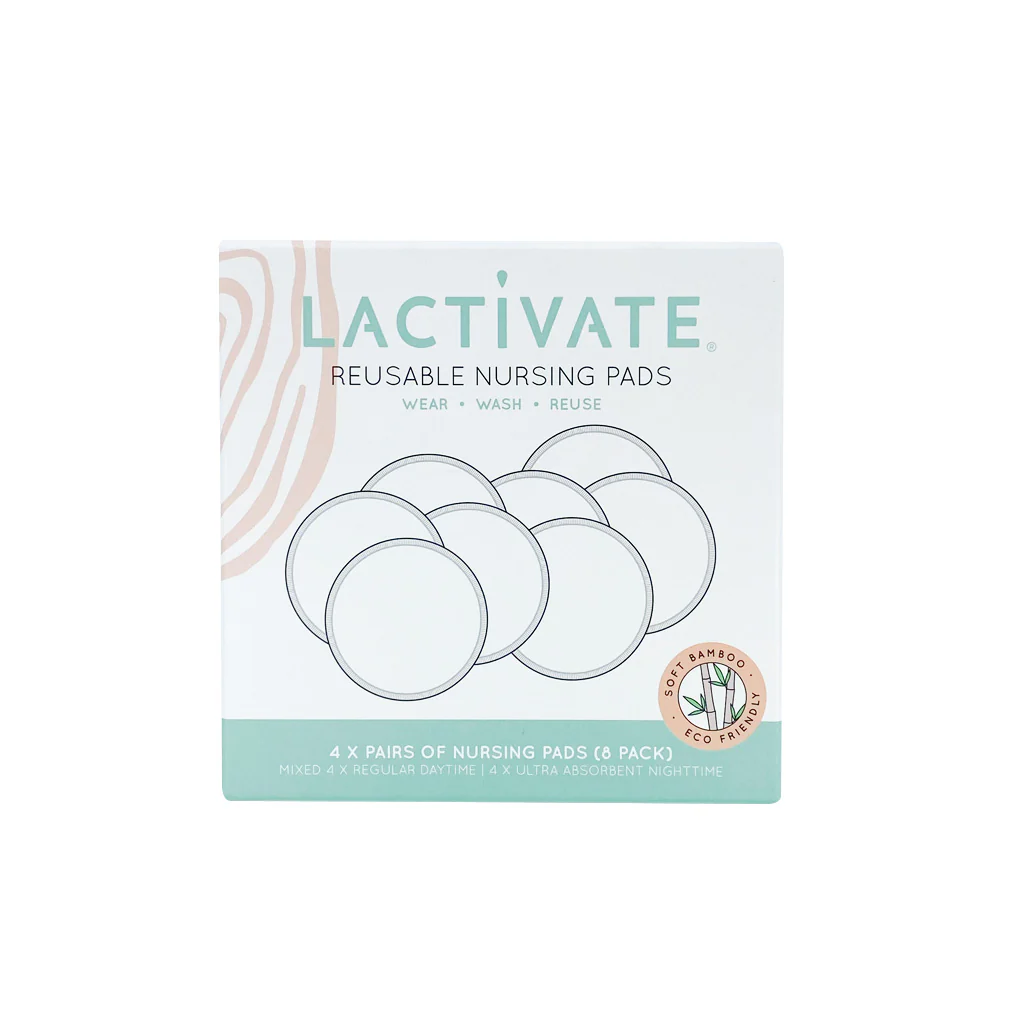 Lactivate Reusable Mixed White Nursing Pads - 8 pack - Image 3