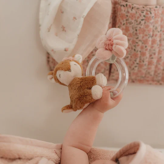 Fairy Garden Soft Ring Rattle Deer - Image 3
