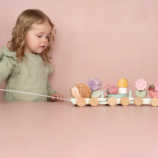 Fairy Garden Hedgehog Stacking Train - Image 5