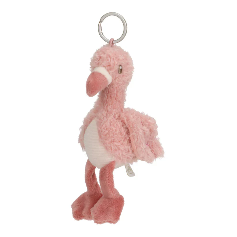 Safari Friends Flamingo Keychain