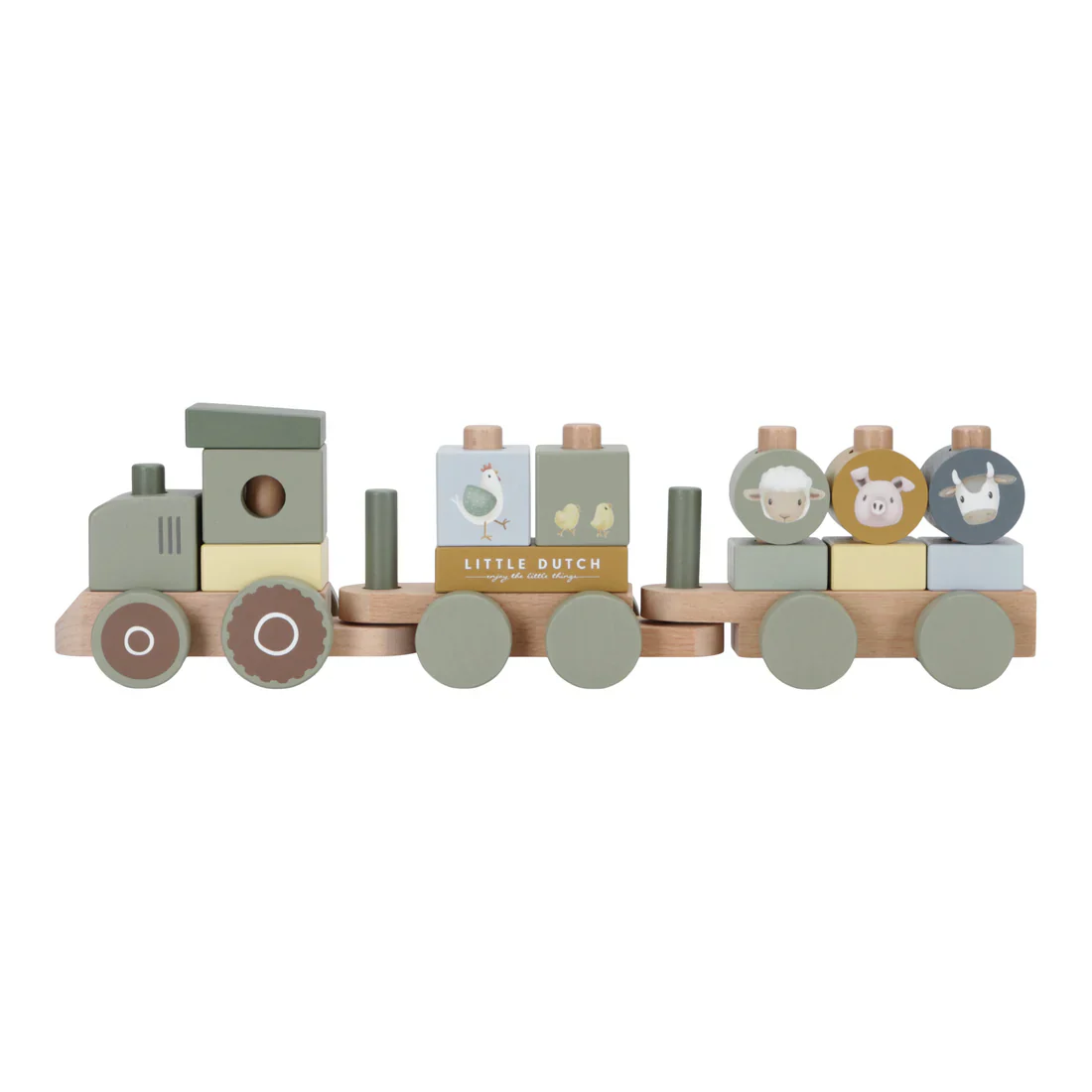 Little Farm Stacking Train Tractor - Image 3