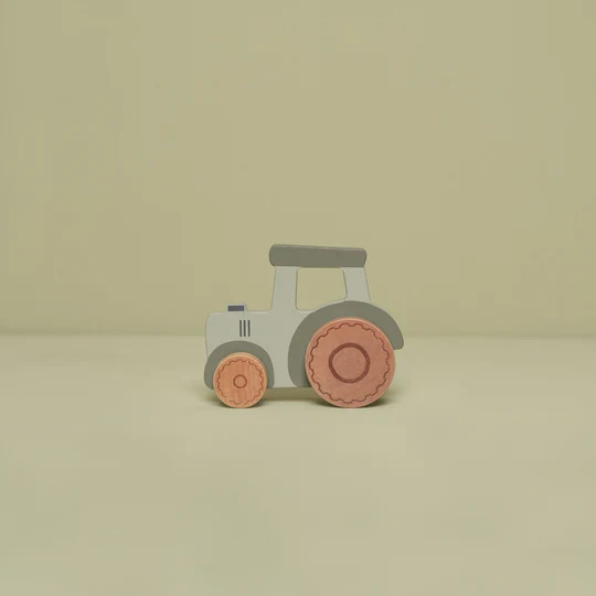 Little Farm Wooden Tractor - Image 3