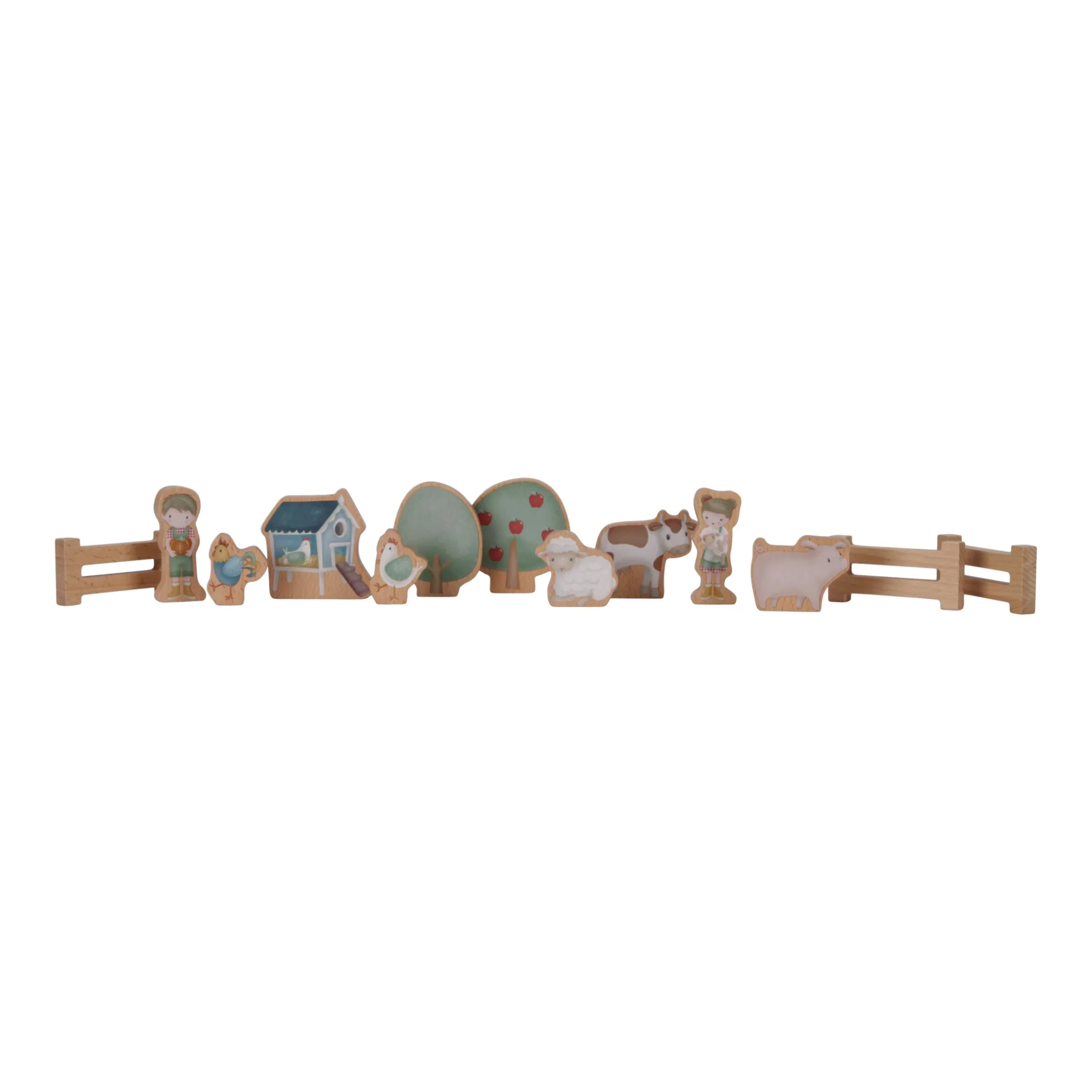 Little Farm Wooden Train Track - Image 5