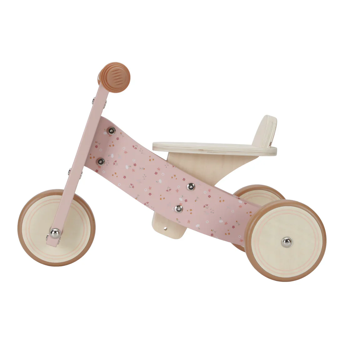 Wooden Tricycle - Pink - Image 4