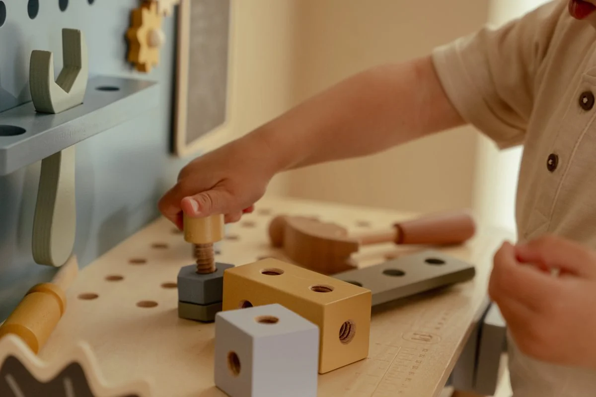 Wooden Play Workbench - Image 7